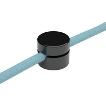 Fissaggio a parete passacavo universale per cavo tessile per illuminazione 2x0,75 e 3x0,75 - 2 pezzi