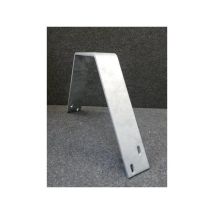 Fixation murale forte charge acier galvanise epaisseur 8mm deport 650mm pour mât Ø 76mm (non incl) TONNA