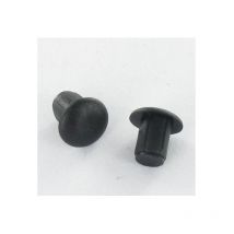 Vis Express - Bouchon Diamètre du corps 6 Diamètre de tête: 13 Longueur sous tête 5.4 Nylon Noir-1000 pièces