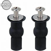 Fixations de charnières pour abattant WC, Accessoire de fixation pour abattant convient à toutes les toilettes (18 mm)