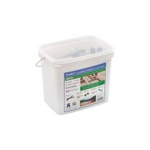 Jouplast - Fixation invisible pour lame de terrasse en bois fixego