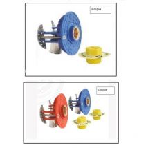 Sortie de cloison fixoplac pour robinetterie murale - Module double lavabo/évier- placo - raccord à glissement coudé M12-17 - Tube ø 10/12mm