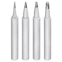 Fixpoint - Ersatzlötspitzenset für Lötstation EP5 oder Lötkolben, 4 verschiedene Spitzen, Ersatzlötspitzen für Artikel 51098, 59865, 51214.