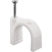 Fixpoint - goobay Wentronic Attache de câble 16,0 mm Blanc 100 pièces (Import Allemagne) (17085)