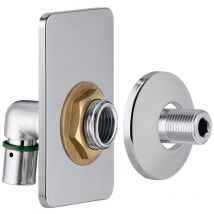 Nt Noyon&thiebault - Platine simple chauffage - per sertir noyon & thiebault Ø16 - M1/2