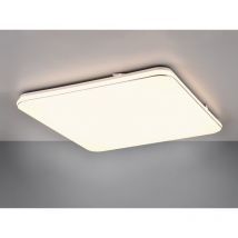 Reality Leuchten - Flache Led Deckenleuchte Blanca Dimmbar, Warmweiß Quadrat, 53cm