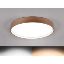 Flache led Deckenleuchte doha Coffee matt, ø 45cm