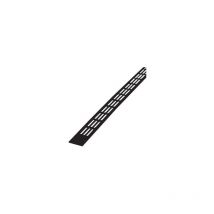 Flaches Alu-Gitter 478/3 Renson 475 mm - schwarz ral 9005 - 00047838