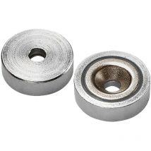 Hoffmann - Flachgreifermagnet mit Bohrung, Neodym, 32 mm