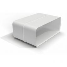 OPTIMAIRO Flachkanal Verbinder Überschiebmuffe N20048, System 222 x 90