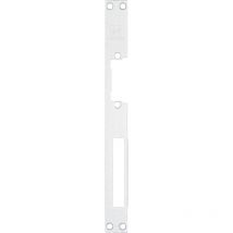 Flachschließblech für Standard-Türöffnermodelle – Edelstahl – 250 mm x 25 mm – Universal – 4 Befestigungsbohrungen
