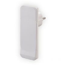 104563 Schutzkontakt-Flachstecker Kunststoff 230V Weiß IP20 - NVB