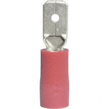 392808S Flachstecker Steckbreite: 4.8 mm Steckdicke: 0.8 mm 180 ° Teilisoli - Vogt Verbindungstechnik
