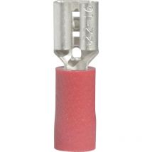 3901S Flachsteckhülse Steckbreite: 4.8 mm Steckdicke: 0.5 mm 180 ° Teilisol - Vogt Verbindungstechnik