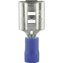 3919 Flachsteckhülse Steckbreite: 9.5 mm Steckdicke: 1.2 mm 180 ° Teilisoli - Vogt Verbindungstechnik