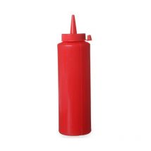 Récipient distributeur pour sauces froides 0,2l. rouge Hendi 558010