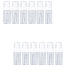 Flacons à pompe pour liquides, distributeur de savon mousse pour les mains, voyage, 12 pièces, shampoing nettoyant, nettoyant pour le visage, lotion