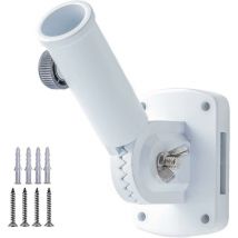 Flag Pole Holder Flagpole Bracket Multi-position Mounting Bracket With Hardwares Premium Alum