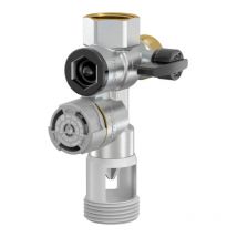 Flamco gruppo di sicurezza verticale in acciaio inox 20x27