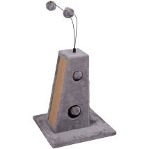 Albero Tiragraffi per Gatti Lara 35x35x68 cm Grigio Flamingo