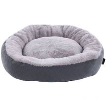 Flamingo - Panier rond pour animaux de compagnie Suza 50x50x15 cm Gris