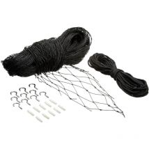 Flamingo - k&f red de seguridad para gatos, negro 2 x 4 m