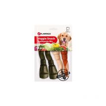 Snacks Dentales Veggies Pasta de Dientes 13 cm - 4 uds - Flamingo