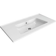 Lavabo sospeso - bloom 105 Flaminia Colore:: Bianco Lucido