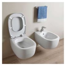 Flaminia - Vaso sospeso bonola con sistema goclean Colore:: Cenere opaco