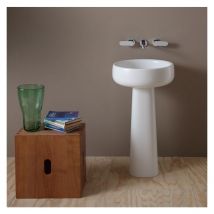 Colonna in ceramica per lavabi Bonola - Flaminia - Colore:: Fango
