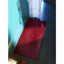 Flaminia - Piatto doccia 80×100 - water drop Colore:: Rosso Rubens