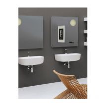 Flaminia - Lavabo cm 74 da appoggio sospeso - mono' Colore:: Latte Opaco
