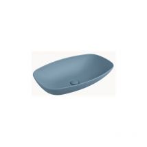 Lavabo cm 60 da appoggio sospeso - nuda Flaminia Colore:: Nuvola