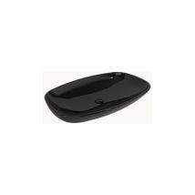 Lavabo cm 85 da appoggio sospeso nuda Flaminia Colore:: Nero Lucido