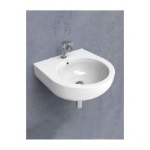 Lavabo bianco appoggio/sospeso-PASS Flaminia
