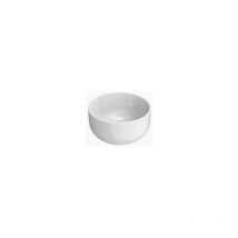 Lavabo cm 42 da appoggio - saltodacqua Flaminia Colore:: Bianco Lucido