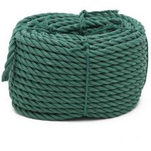 Flandria 20022 Corda in polipropilene, diametro 7 mm x 25 m, verde