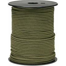 Flandria 414k Bobina Drizza In Polipropilene Intrecciato, Diametro 4mm, 100m, Cachi
