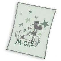 Flanelldecke 70x100 Mickey Mouse (Koralle)