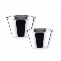 Flanero liso de acero inoxidable - 7 cm