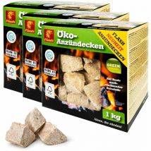 Allume-feu écologique Barbecue Cheminée bbq Allumeurs Poele a Bois 3 kg - Flash