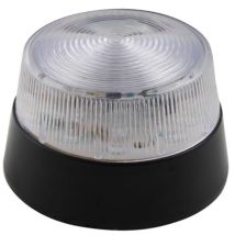 Flash stroboscopique à led - transparent - 12 vcc - ø 77 mm Velleman HAA40WN