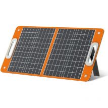 Ff Flashfish - Flashfish 18 V/60 w faltbares Solarpanel, tragbares Solarladegerät mit Gleichstromausgang für Flashfish 151 Wh/166 Wh/222 Wh (separat