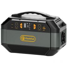 FlashFish Solargenerator, 288,6 Wh, tragbares Kraftwerk, 78000 mAh/3,7 V Batterie, AC 230 V, 330 W, für Outdoor-Camping-Stromversorgung