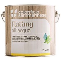 Flatting all'acqua 'sanolegno' lt. 0,750 - trasparente satinata
