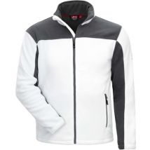 Fleece-Jacke Motion Tex Plus 7043 Weiß/Grau Gr. XS