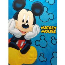Fleecedecke 100x140 Mickey Mickey Mouse Kinderkaro blau S24