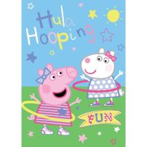 Peppa Pig - Fleece-decke 100x150 Cm Kuscheldecke Aus 100 % Polyester, Weich & Warm