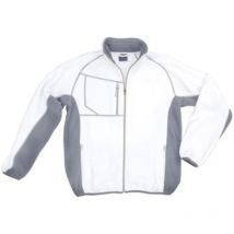 Excess Fleecejacke Champ Gr. s weiß/grau