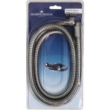 Ambrosiana - flessibile doccetta estensibile 150-200CM doppia graffa att.conico crom